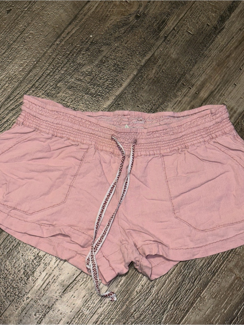Cato Light Pink Athletic Drawstring Shorts
